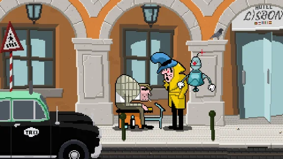 Detective Case and Clown Bot-Murder in the Hotel Lisbon
