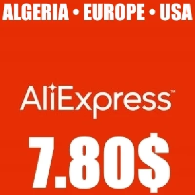 ✅ 7.8$/7.81$ Aliexpress ALGERIA/EUROPE/US - until 25.04
