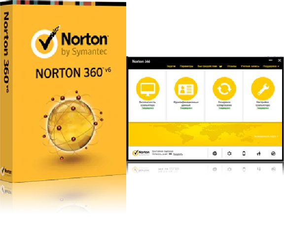 Norton 360 v.6 Premier Ed. eng (+25 Гб!!!) 3 ПК 1 год