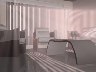 A set of high-quality furniture 2 for 3ds Max - HI-POLY models