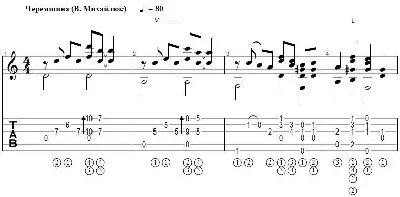 Bird-cherry tree (V.Mikhailyuk) - fingerstyle guitar