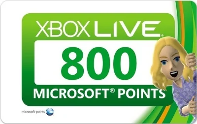 X-BOX EURO + RUS Prepaid Card - 800 points (SCAN) DISCOUNTS