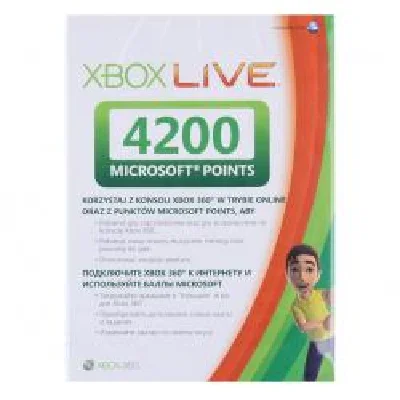 XBOX LIVE Card - 4200 MS points (EU/RU) + СКИДКИ