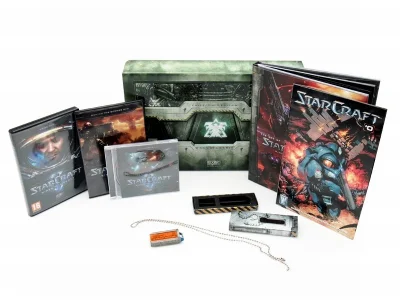 2 Starcraft II Collector Edition. Shipping is included.
