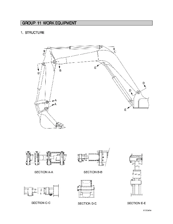 Руководство по ремонту и эксплуатации Hyundai R55-7A