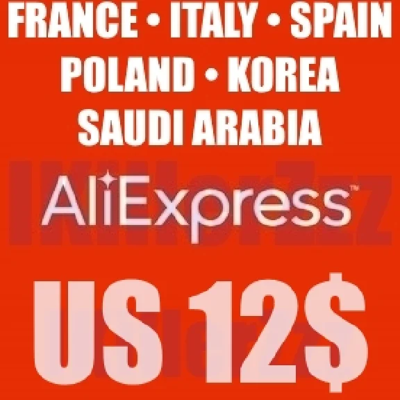 🛒💲 12$/18$ Aliexpress FR/ES/IT/PL/SA/KR до 01.05.