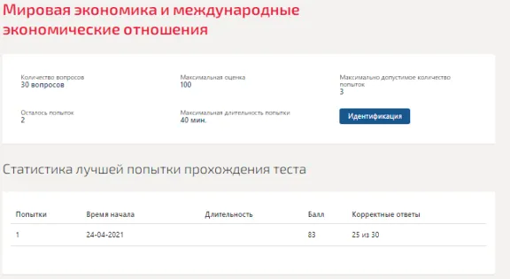 World Economy and International Economic Relations Test