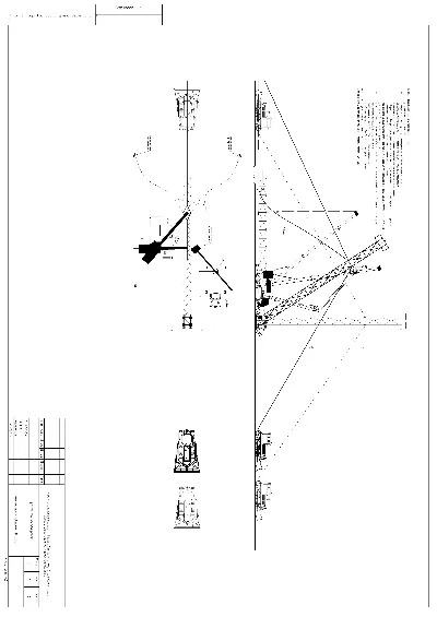 Work production design Installation of lighting masts