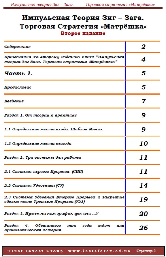 Импульсня теория зиг-зага