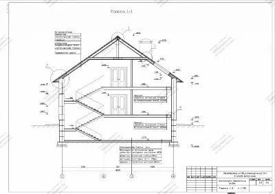 Detached two-storey residential house (cottage) 455 m2