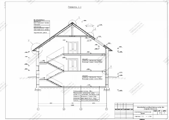 Detached two-storey residential house (cottage) 455 m2