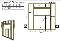 Project of a frame house with an open terrace 9000x6000