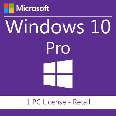 Microsoft WINDOWS 10 PRO RETAIL 1 PC 32/64 🌎- Lifetime