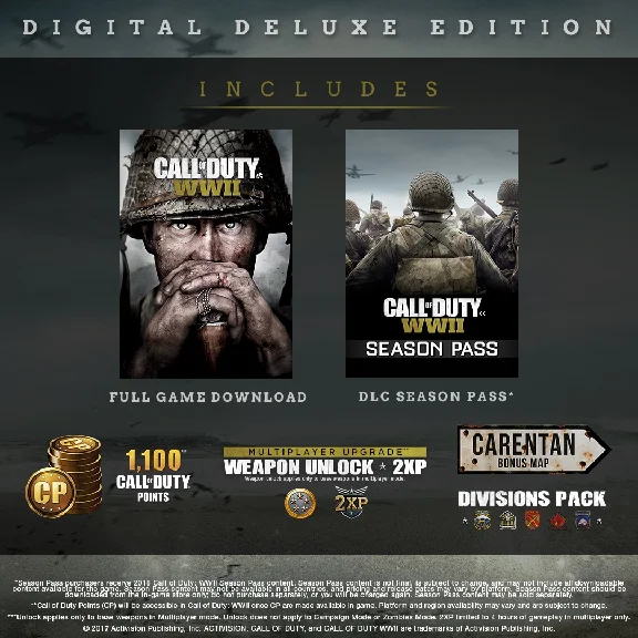 CALL OF DUTY®: WWII - DIGITAL DELUXE XBOX🔑КЛЮЧ