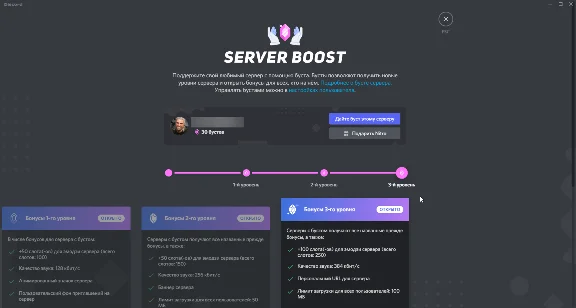 Бустинг Discord серверов ✔ (Server Boost)