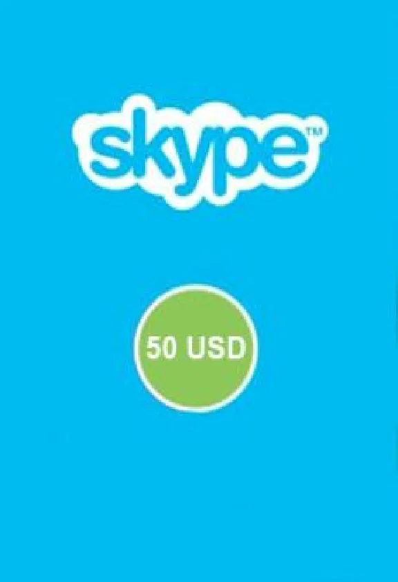 SKYPE VOUCHER 50 USD - ACTIVE ON SKYPE.COM