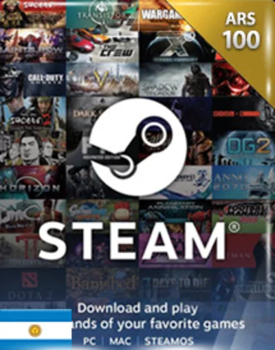 Steam wallet gift code 100 ARS  (for Argentina)