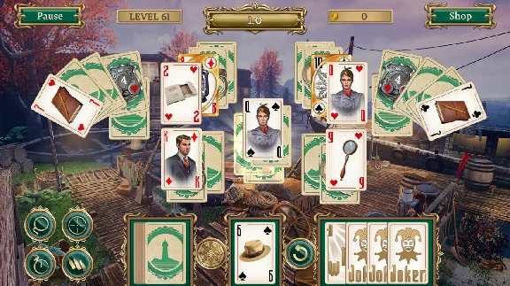 Detective notes. Lighthouse Mystery Solitaire STEAM ROW