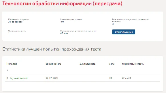 Технологии обработки информации.Тест Синергия 2021г