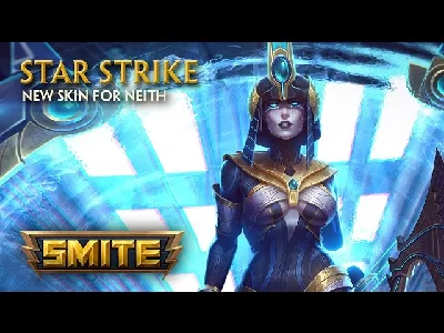 SMITE Star Strike Skin for Neith Key Region free 🔑