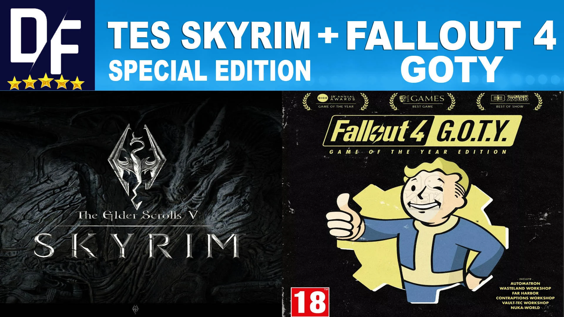 TES V: Skyrim Special + Fallout 4 GOTY [STEAM аккаунт]