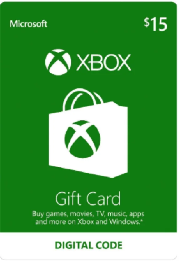 Xbox Live Gift Card 15 USD (USA)