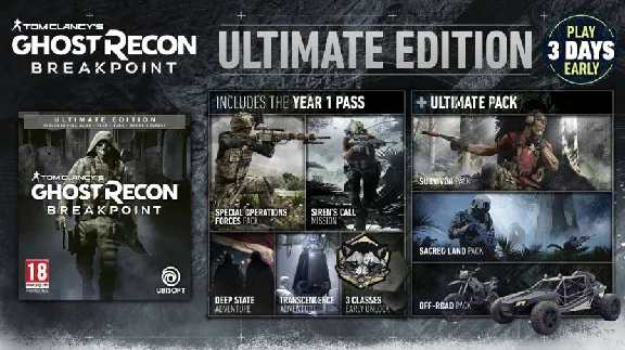 🎮Tom Clancy’s Ghost Recon: Breakpoint Ultimate XBOX 🔑