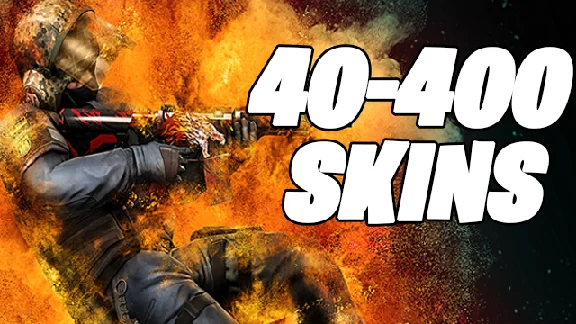 40-400 CS:GO SKINS ✅✅✅