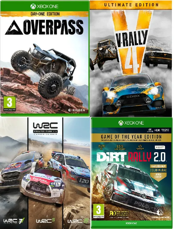 ✅OVERPASS, WRC 7, V RALLY 4 XBOX✅Аренда