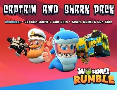 Worms Rumble Captain Shark Double Pack DLC Steam