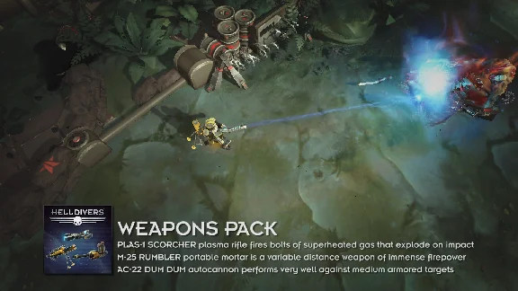 HELLDIVERS Weapons Pack (steam key)