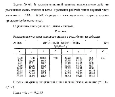 Задача 1 (Доля спирта)