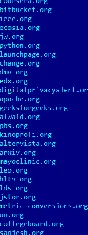 Database of .ORG domains (21 September 2021)