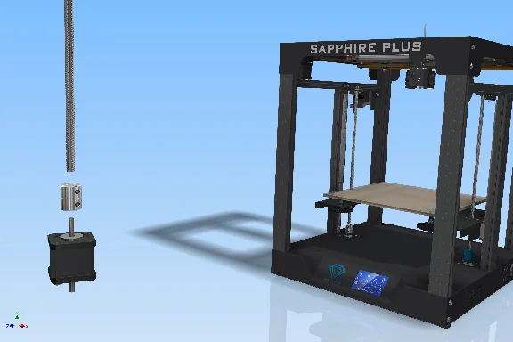 3D model of modernization Twotrees Sapphire Plus V1.1