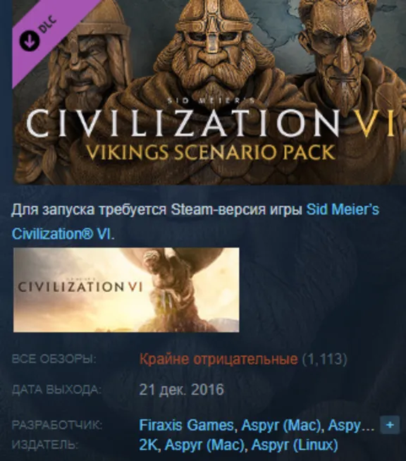 Sid Meiers Civilization VI: Platinum Edition RU/CIS