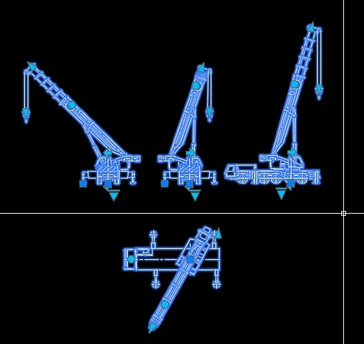 Динамически изменяемый блок крана Liebherr LTM 1120