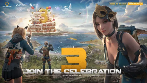 ✅ Ring of Elysium 3rd Anniversary Pack (skins + coins)