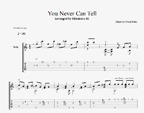 You Never Can Tell