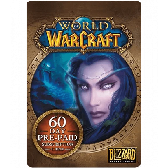 WORLD OF WARCRAFT 60 DAYS TIME CARD (RU/EU)+WOW CLASSIC