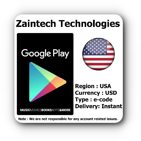 $5 Google Play US Region - (Instant Delivery)