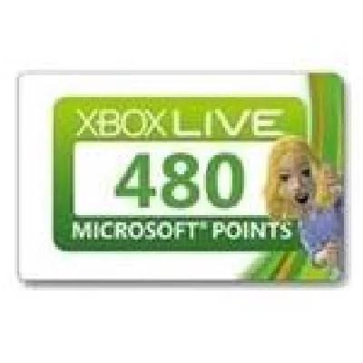 xBox Live! - US / CAN - 480 MS Points Card - SUPERSKIDKI