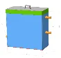Чертеж расширительного бака +3d модель