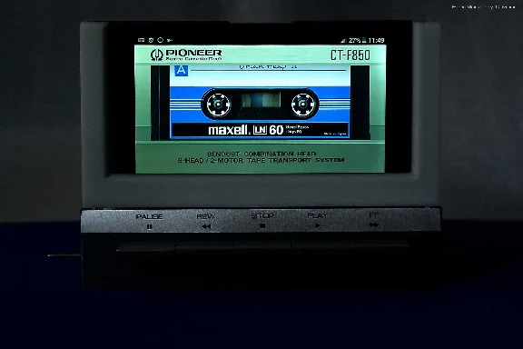 Cassette tape mechanism simulator (STL files)