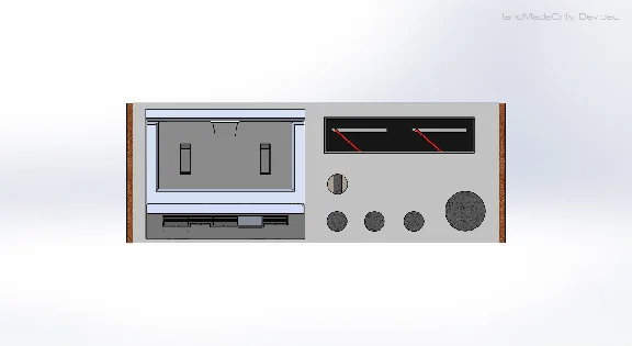 Cassette tape mechanism simulator (STL files)
