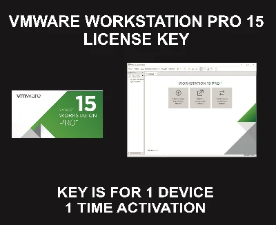 Vmware Workstation 15 Pro, License Key, 1 Device