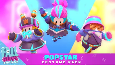 Fall Guys - Popstar Pack DLC ✅ Steam Ключ GLOBAL