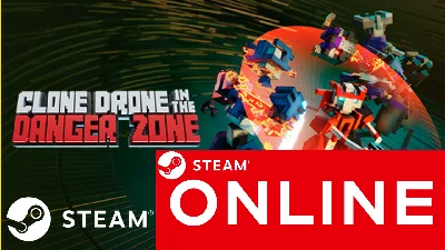 ⭐️ Clone Drone in the Danger Zone STEAM ONLINE (GLOBAL)