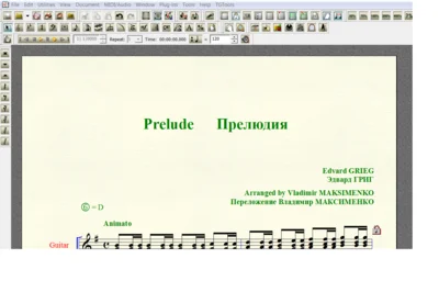 PRELUDE by Grig for 6-string guitar