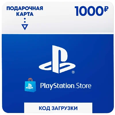 Payment card PSN 1000 rubles PlayStation Network Russia