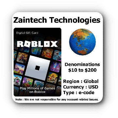 $10 Roblox Global - 10 USD - (Instant Delivery)